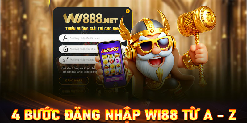 4 bước đăng nhập Wi88 từ A - Z