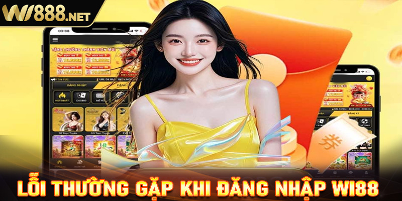 Lỗi thường gặp trong quá trình đăng nhập Wi88